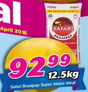 Safari Braaipap Super Maize Meal-12.5kg