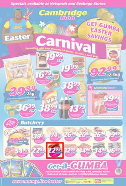 Cambridge Food Nelspruit & Seshego : Easter Carnival (24 Mar - 5 Apr 2016), page 1