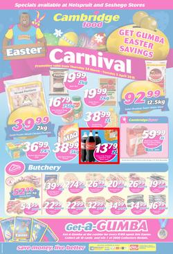 Cambridge Food Nelspruit & Seshego : Easter Carnival (24 Mar - 5 Apr 2016), page 1