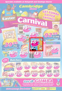 Cambridge Food Nelspruit & Seshego : Easter Carnival (24 Mar - 5 Apr 2016), page 1