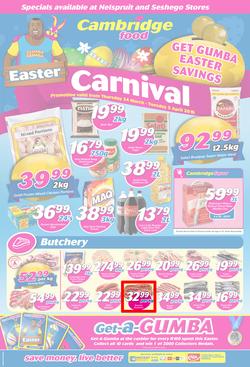 Cambridge Food Nelspruit & Seshego : Easter Carnival (24 Mar - 5 Apr 2016), page 1