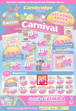 Cambridge Food Nelspruit & Seshego : Easter Carnival (24 Mar - 5 Apr 2016), page 1