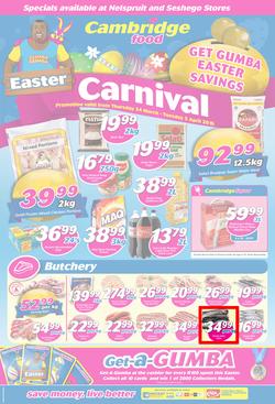 Cambridge Food Nelspruit & Seshego : Easter Carnival (24 Mar - 5 Apr 2016), page 1
