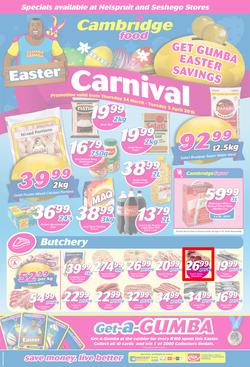 Cambridge Food Nelspruit & Seshego : Easter Carnival (24 Mar - 5 Apr 2016), page 1