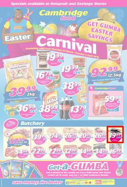 Cambridge Food Nelspruit & Seshego : Easter Carnival (24 Mar - 5 Apr 2016), page 1