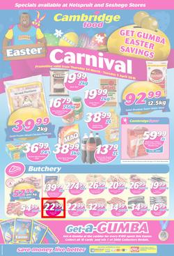 Cambridge Food Nelspruit & Seshego : Easter Carnival (24 Mar - 5 Apr 2016), page 1