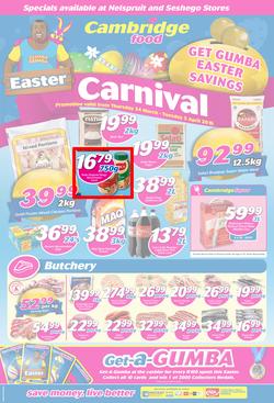 Cambridge Food Nelspruit & Seshego : Easter Carnival (24 Mar - 5 Apr 2016), page 1