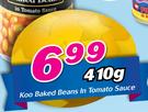 Koo Baked Beans In Tomato Sauce-410g