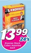 Knorrox Stock Cubes Assorted-24's Each