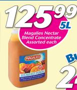 Magalies Nectar Blend Concentrate Assorted-5L Each