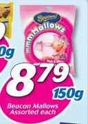 Beacon Mallows Assorted-150g Each