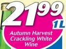 Autumn Harvest Crackling White Wine-1Ltr