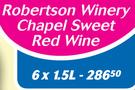 Robertson Winery Chapel Sweet Red Wine-6x1.5Ltr