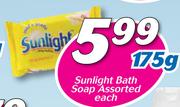 Sunlight Bath Soap Assorted-175g