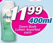 Dawn Body Lotion Assorted-400ml