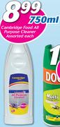 Cambridge Food All Purpose Cleaner Assorted-750ml