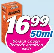 Borstol Cough Remedy Assorted-50ml