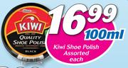 Kiwi Shoe Polish Assorted-100ml