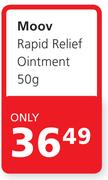 Moov Rapid Relief Ointment-50g
