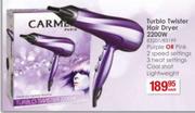 Carmen Turblo Twister Hair Dyer 220W-Each