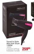 Tresemme Travel In Style Mini Hair Dryer 1300W