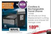 Wahl Cordless & Rechargeable Travel Shaver