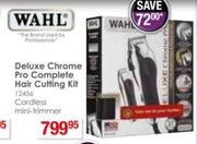 Wahl Deluxe Chrome Pro Complete Hair Cutting Kit