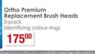 Ortho Premium Replacement Brush Heads