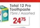 Colgate Total 12 Pro Toothpaste-75ml