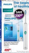 Philips Sonicare Easy Clean Electric Toothbrush HX6511