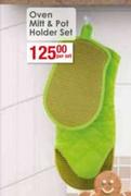 Oven Mitt & Pot Holder Set-Per Set
