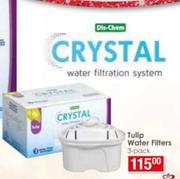 Crystal Tulip Water Filters 3-Pack