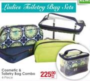 Ladies Cosmetic & Toiletry Bag Combo(4 Piece)-Per Set