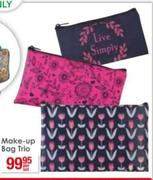 Ladies Make-Up Bag Trio-Per Set