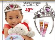 Character Tiara & Lip Gloss Set