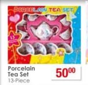 Porcelain Tea Set 13-Piece