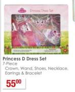 Princess D Dress Set 7-Piece