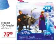 Frozen 3D Puzzle 48-Piece
