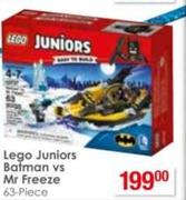 Juniors Lego Juniors Batman Vs Mr Freeze 63-Piece