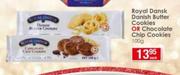 Royal Dansk Danish Butter Cookies Or Chocolate Chip Cookies-100g Each