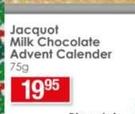 Jacquet Milk Chocolate Advent Calendar-75g
