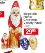 Riegelein Father Christmas Variety Pack-100g