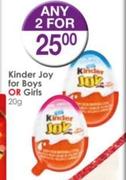 Kinder Joy For Boys Or Girls-2x20g