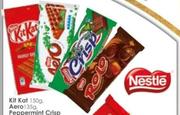 Kit Kat-150g + Aero-135g + Peppermint Crisp-150g Or Rolo-150g Each