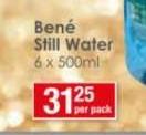 Bene Still Water-6x500ml Per Pack