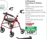 4 Wheeled Aluminium Walker
