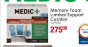 Medic+ Memory Form Lumbar Support Cushion