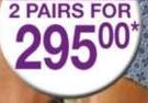 Stepping Out Thongs & Sandals-For 2 Pairs