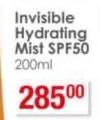 Vichy Ideal Soleil Invisible Hydrating Mist SPF50-200ml