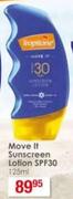 Tropitone Move It Sunscreen Lotion SPF30-125ml